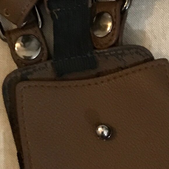 Mutarion Brown PU Leather Double Shoulder Holster Bag – 2‑in‑1 Underarm Pouch - Picture 6 of 8